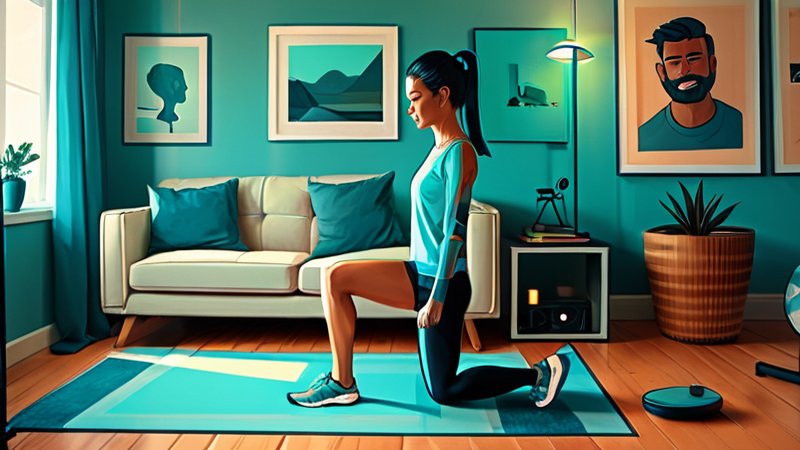 AR-Trainer zeigt die korrekte Reha-Übung im eigenen Wohnzimmer