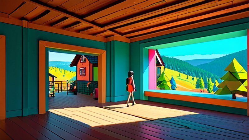 Portal zwischen Decentraland und der realen Welt — virtuelle und physische Immobilien verbunden