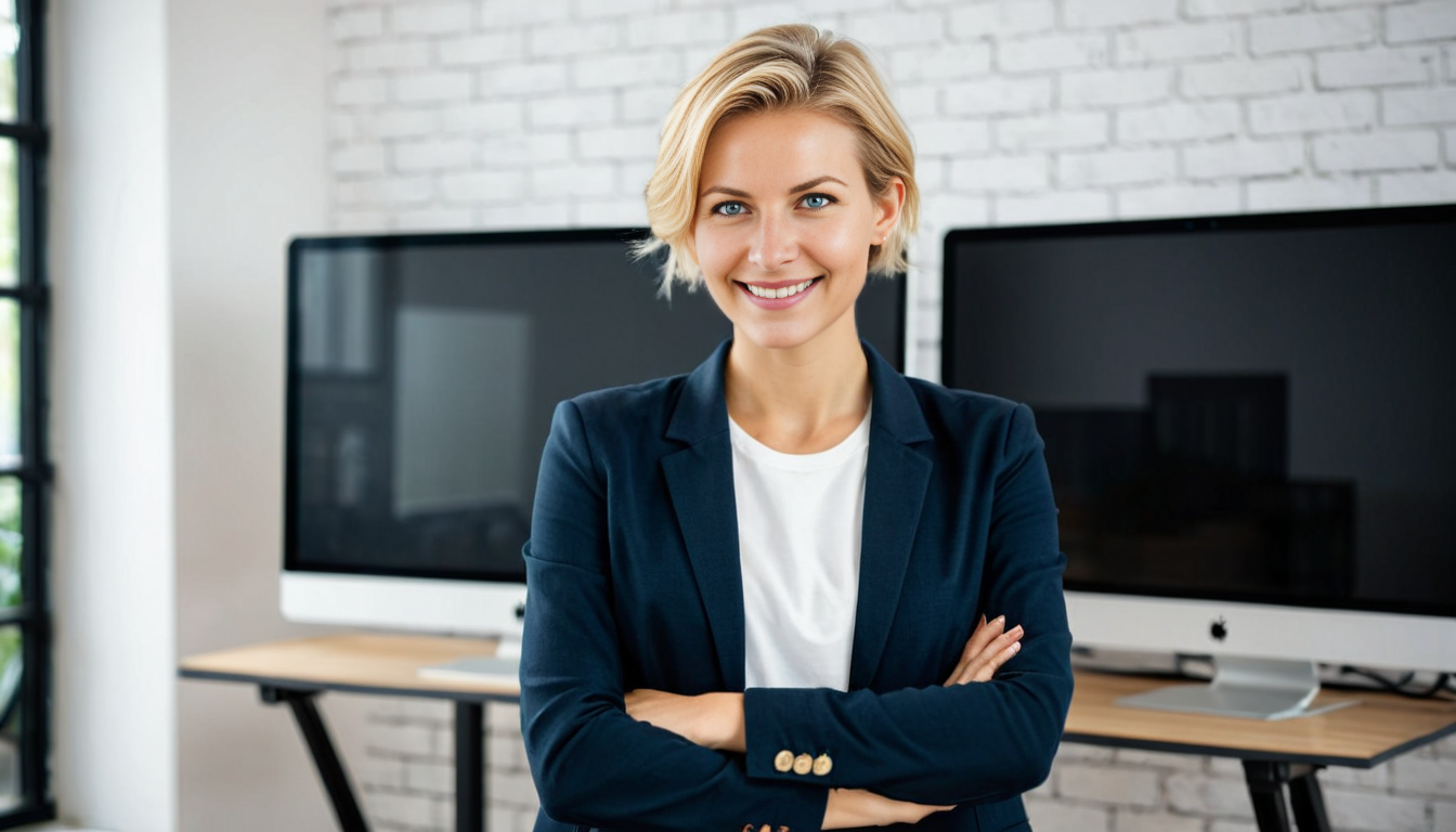 Svenja Engel bei der Arbeit an der System-Architektur